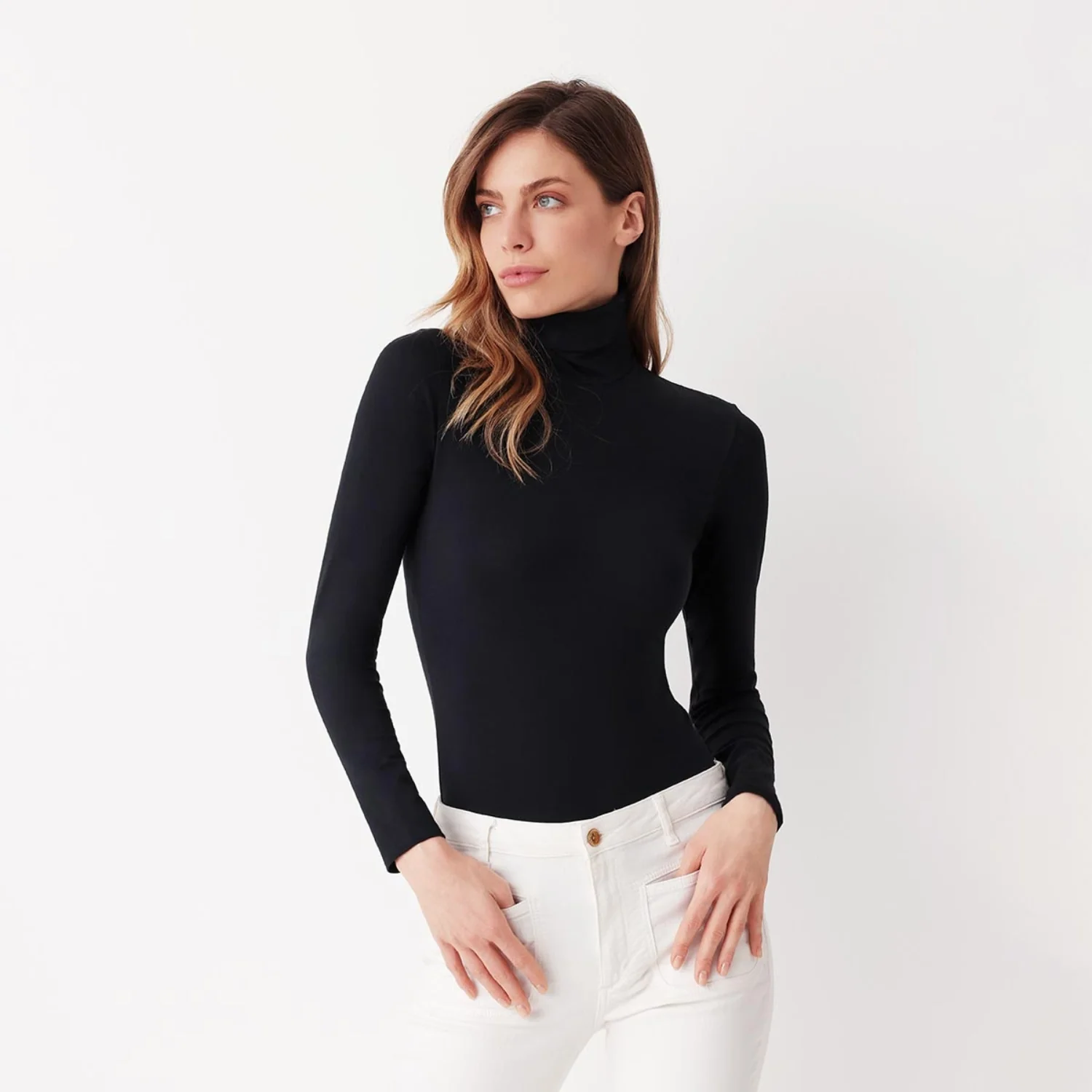 Cotonella Donna Lupetto Manica Lunga In Caldo Cotone 100%  Art. 3505 - Image 3