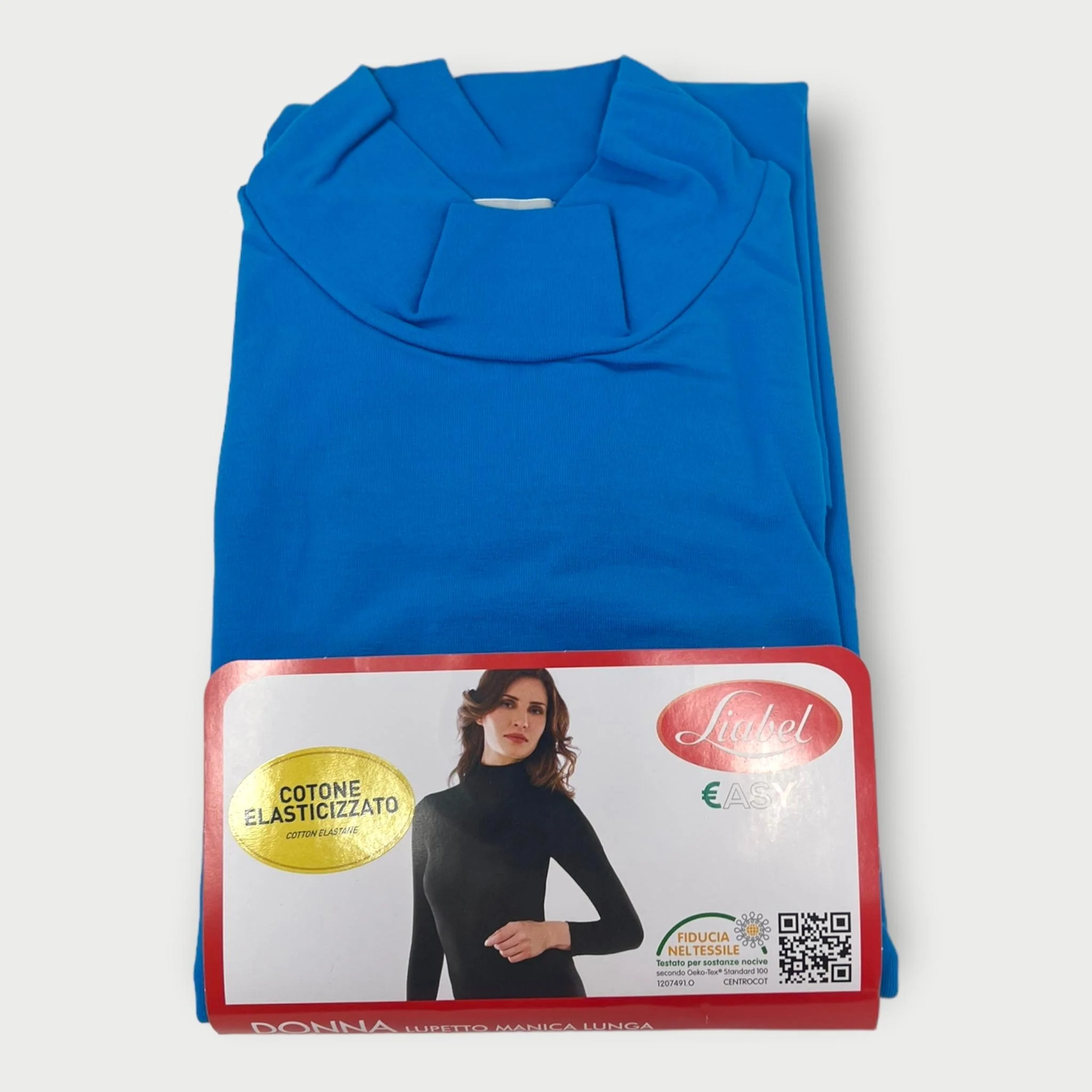 Liabel - Lupetto Donna In Cotone Elasticizzato Vestibilita' Slim - Image 3