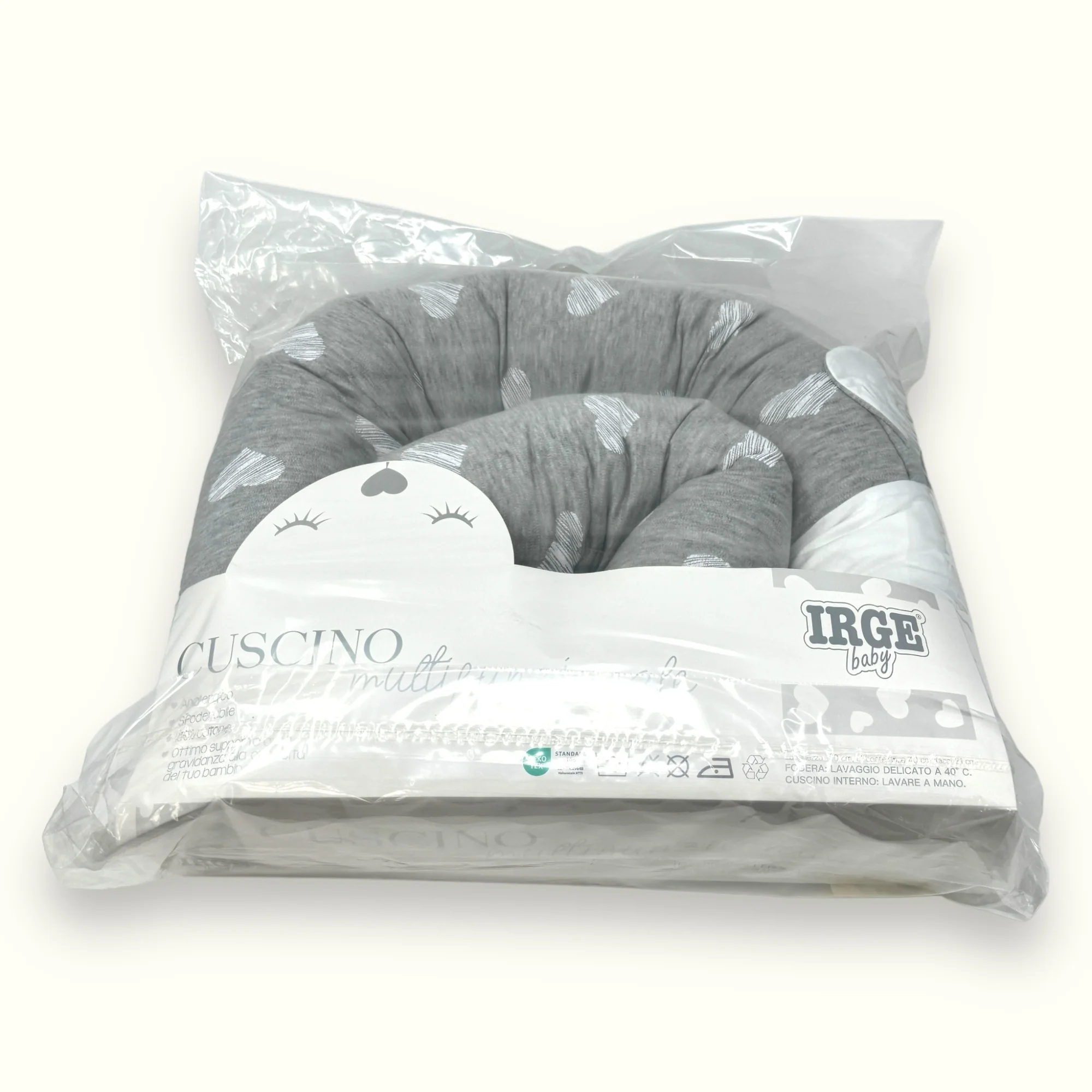 Nancy Baby - Un Dolce E Comodo Cuscino Multifunzionale Realizzato In Puro Cotone  Ir1112 - Image 3