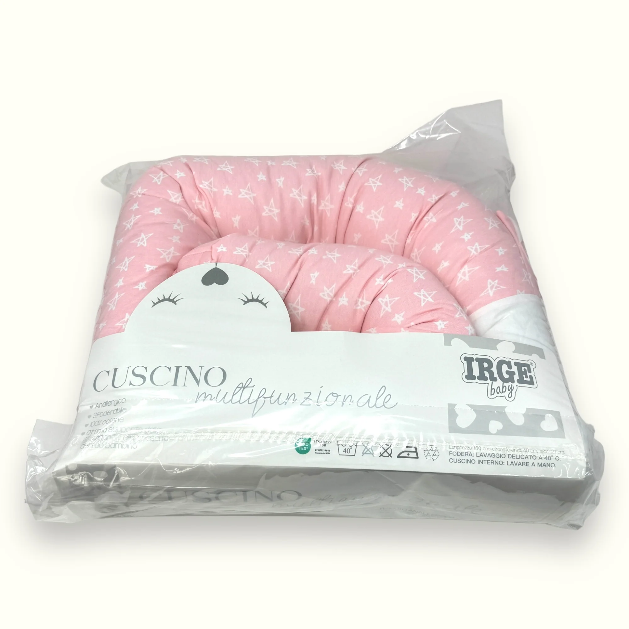 Nancy Baby - Un Dolce E Comodo Cuscino Multifunzionale Realizzato In Puro Cotone  Ir1112 - Image 4