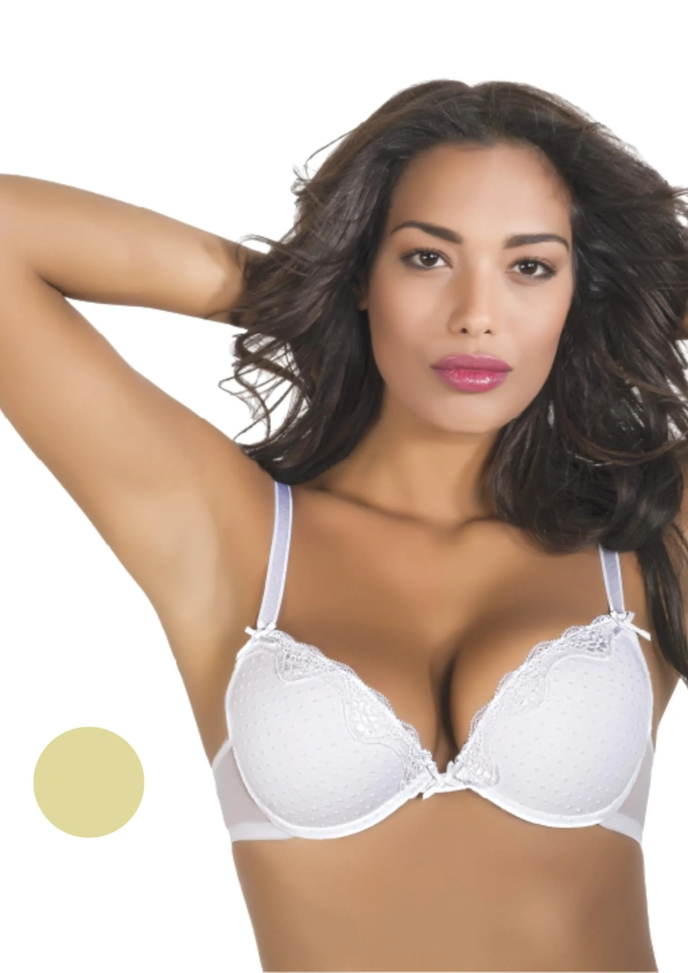 Reggiseno Imbottito Con Ferretto In Pizzo Coppa B  Baci & Abbracci Art. Bar006 Regg - Image 3