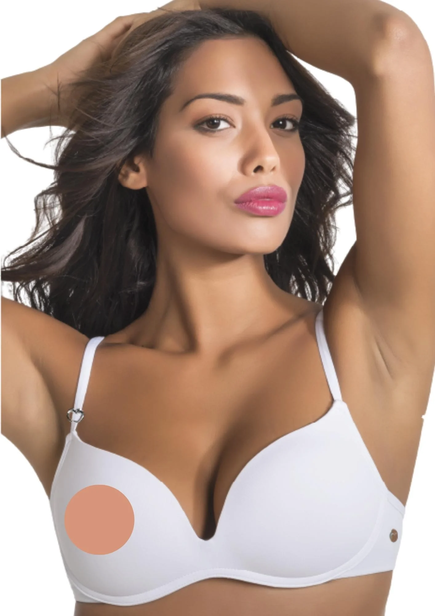 Reggiseno In Microfibra  Imbottito Senza Ferretto Coppa B  Baci & Abbracci Art. Bar009 Regg - Image 3