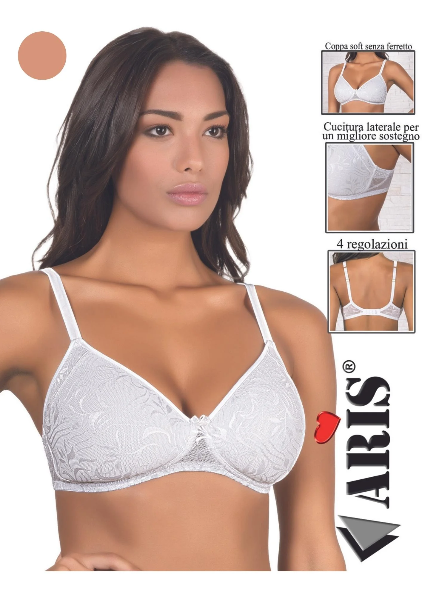 Reggiseno In Pizzo Coppa C Imbottita  Aris2012 - Image 3